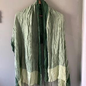 Green super soft scarf/shawl